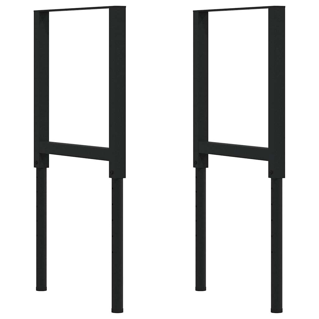 Werkbank 100x60x(71,5-98) cm massief eikenhout is nu te koop bij PeponiXL, paradijselijk wonen!