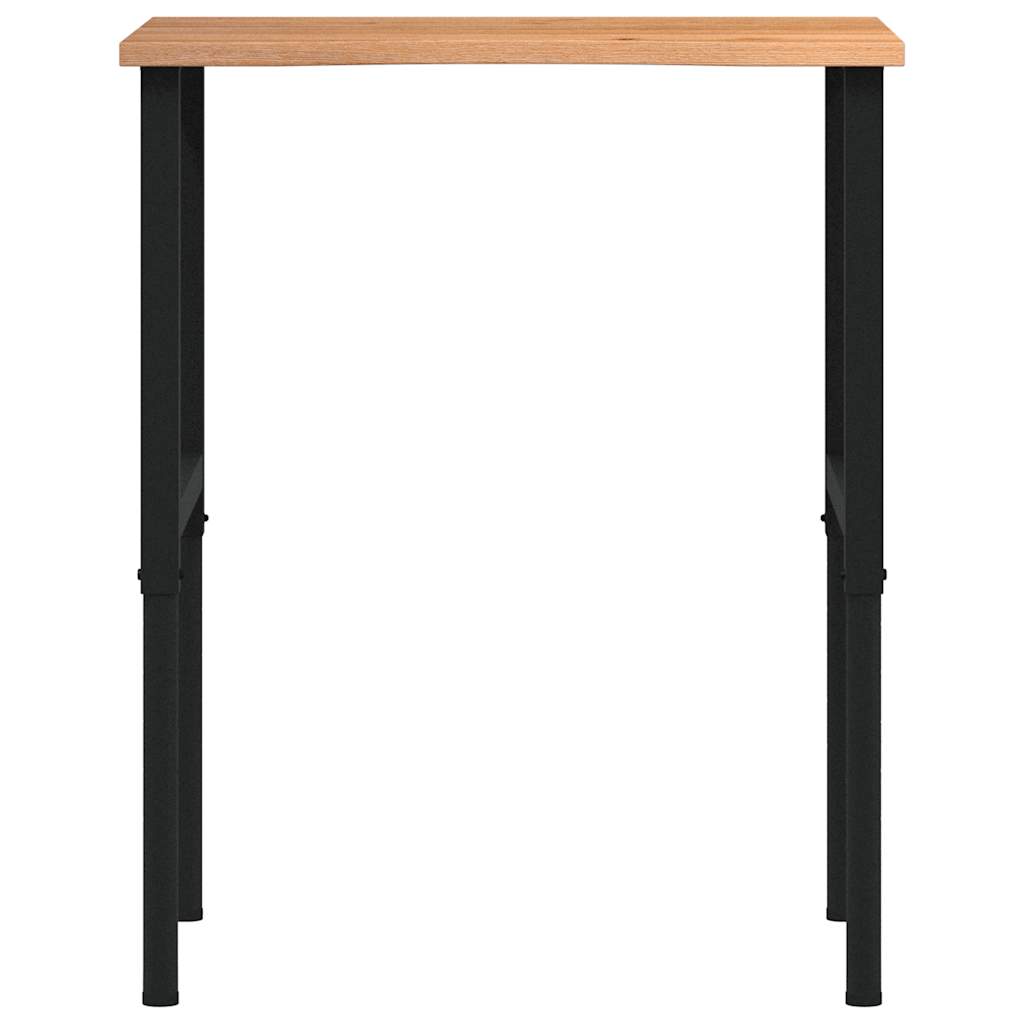 Werkbank 80x60x(71,5-98) cm eikenhout lichtbruin is nu te koop bij PeponiXL, paradijselijk wonen!