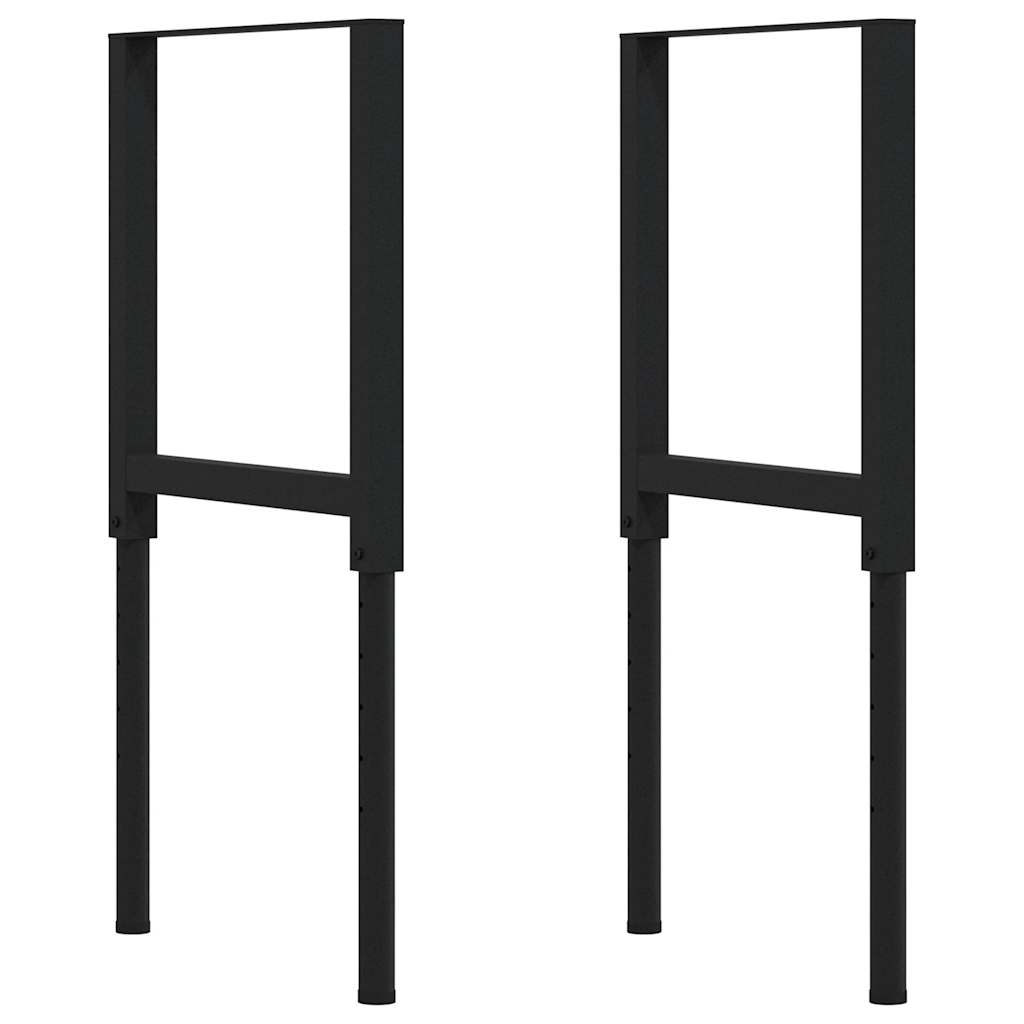 Werkbank 80x60x(71,5-98) cm eikenhout donkerbruin is nu te koop bij PeponiXL, paradijselijk wonen!