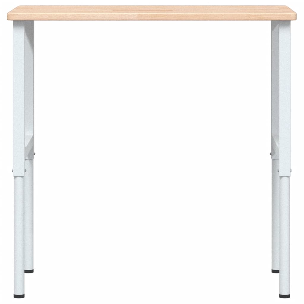 Werkbank rechthoekig 100x60x(71,5-98) cm massief eikenhout is nu te koop bij PeponiXL, paradijselijk wonen!