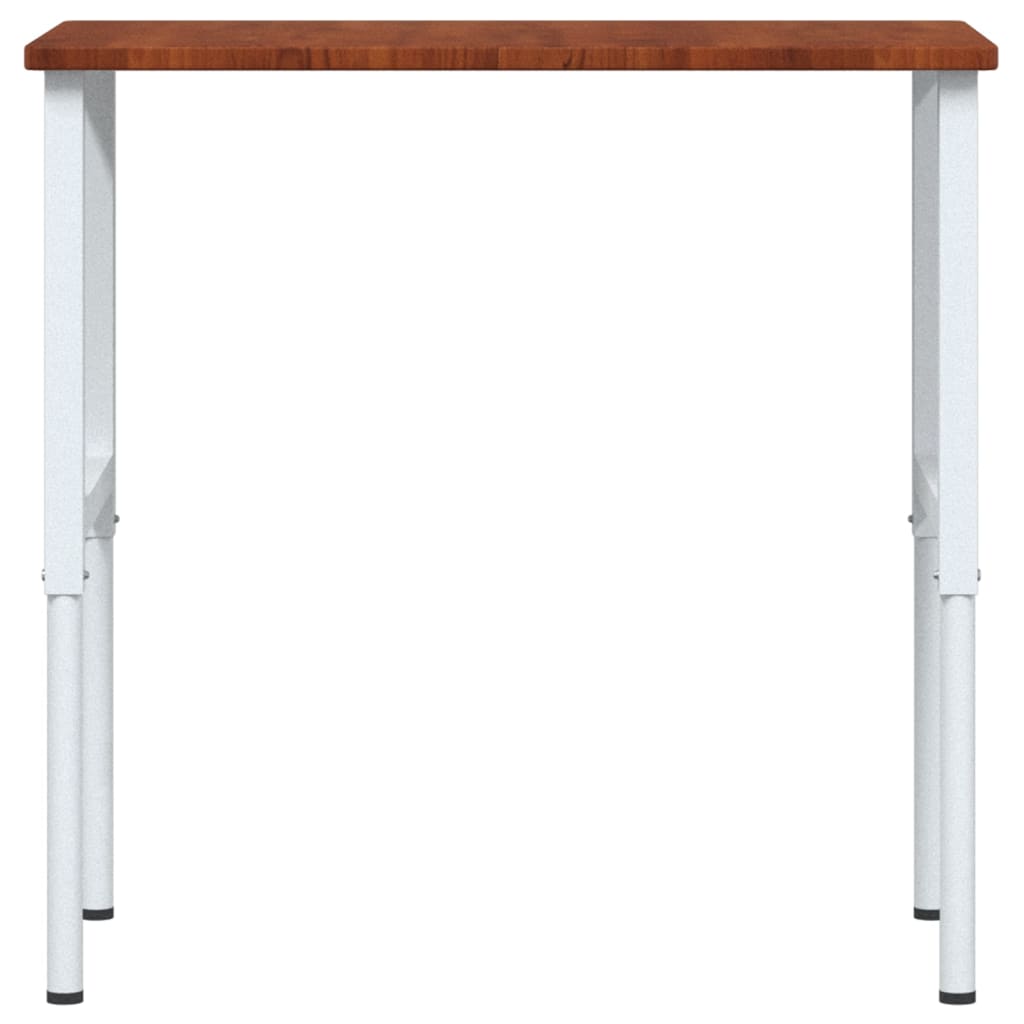Werkbank rechthoek 100x60x(71,5-98) cm eikenhout donkerbruin is nu te koop bij PeponiXL, paradijselijk wonen!