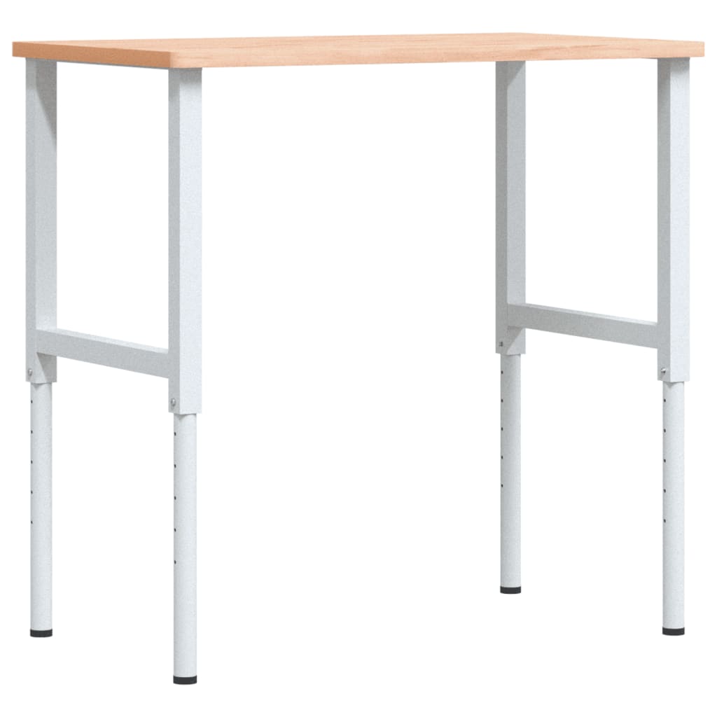 Werkbank rechthoekig 100x60x(71,5-98) cm massief beukenhout is nu te koop bij PeponiXL, paradijselijk wonen!