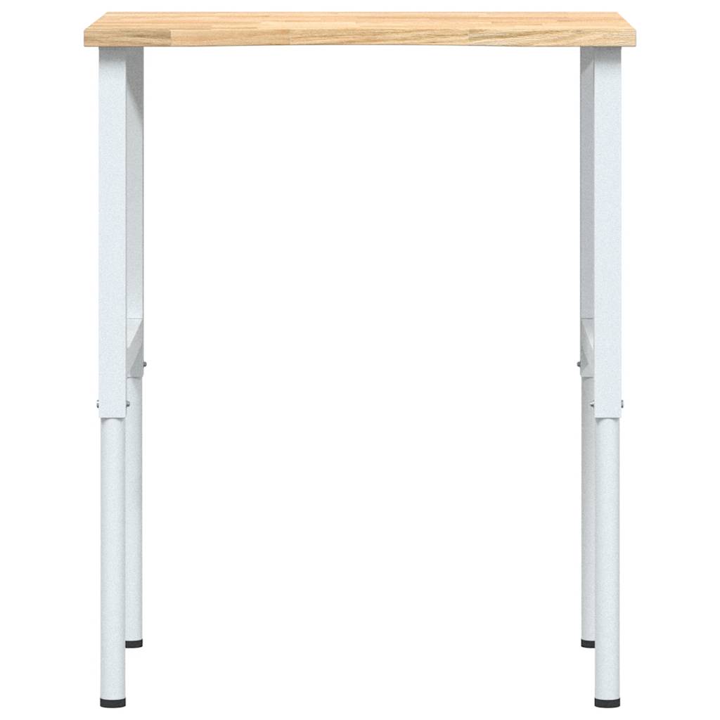 Werkbank 80x60x(71,5-98) cm massief eikenhout is nu te koop bij PeponiXL, paradijselijk wonen!