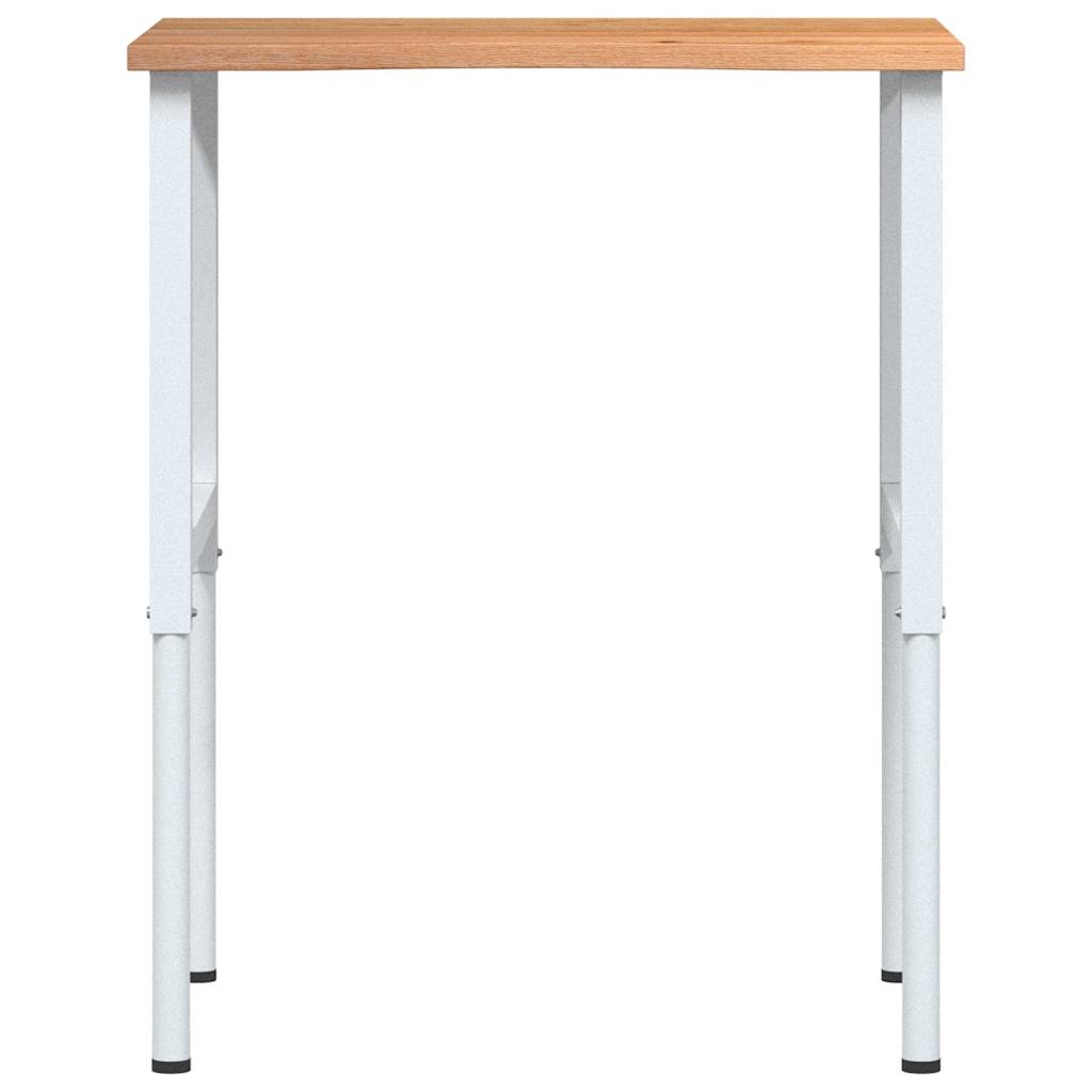 Werkbank 80x60x(71,5-98) cm eikenhout lichtbruin is nu te koop bij PeponiXL, paradijselijk wonen!