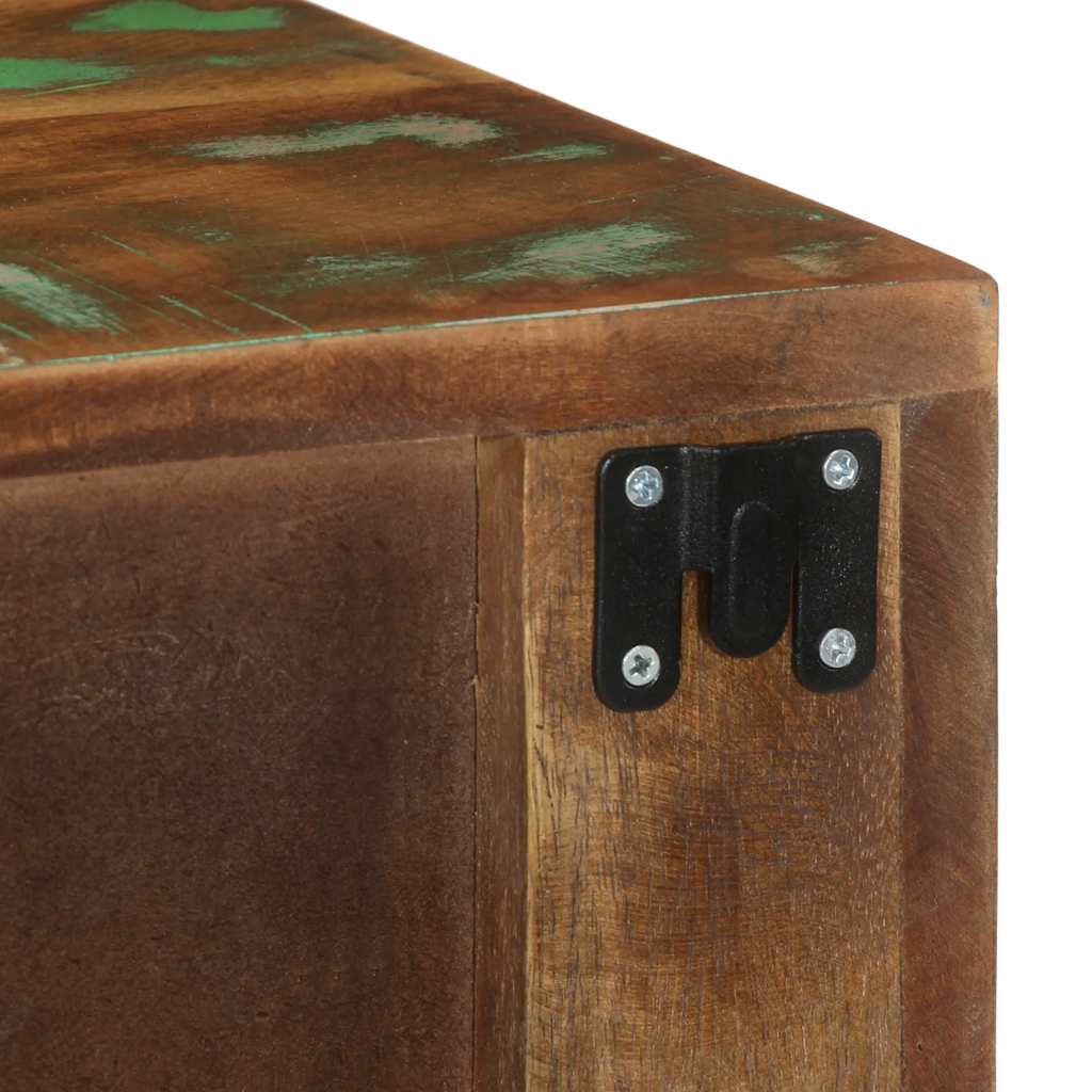 Nachtkastjes 2 st wandgemonteerd massief gerecycled hout is nu te koop bij PeponiXL, paradijselijk wonen!