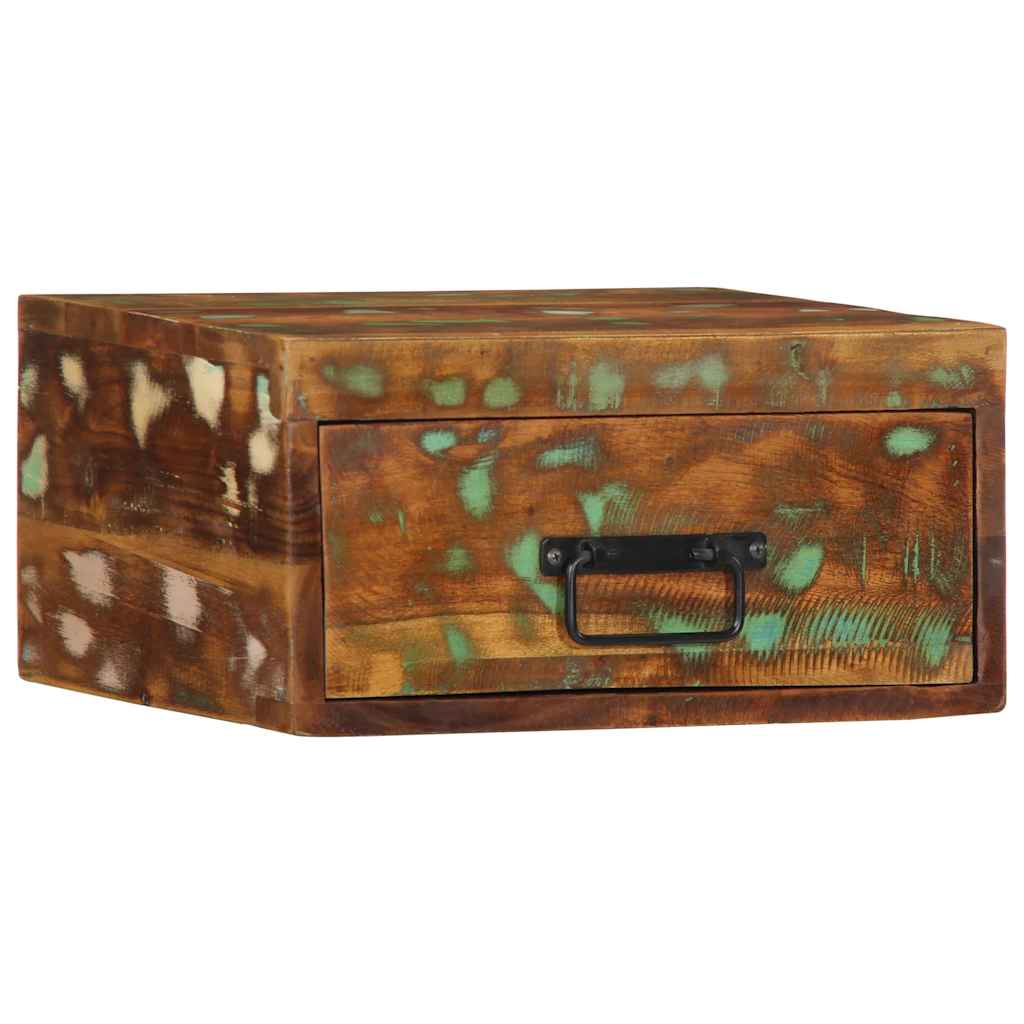 Nachtkastjes 2 st wandgemonteerd massief gerecycled hout is nu te koop bij PeponiXL, paradijselijk wonen!