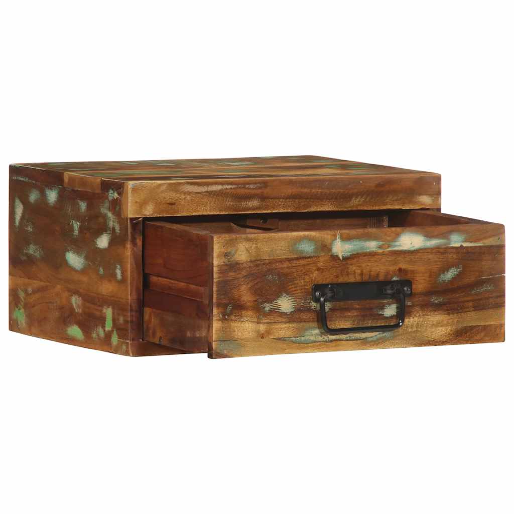 Nachtkastjes 2 st wandgemonteerd massief gerecycled hout is nu te koop bij PeponiXL, paradijselijk wonen!