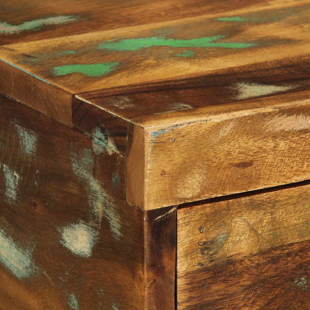 Nachtkastjes 2 st wandgemonteerd massief gerecycled hout is nu te koop bij PeponiXL, paradijselijk wonen!