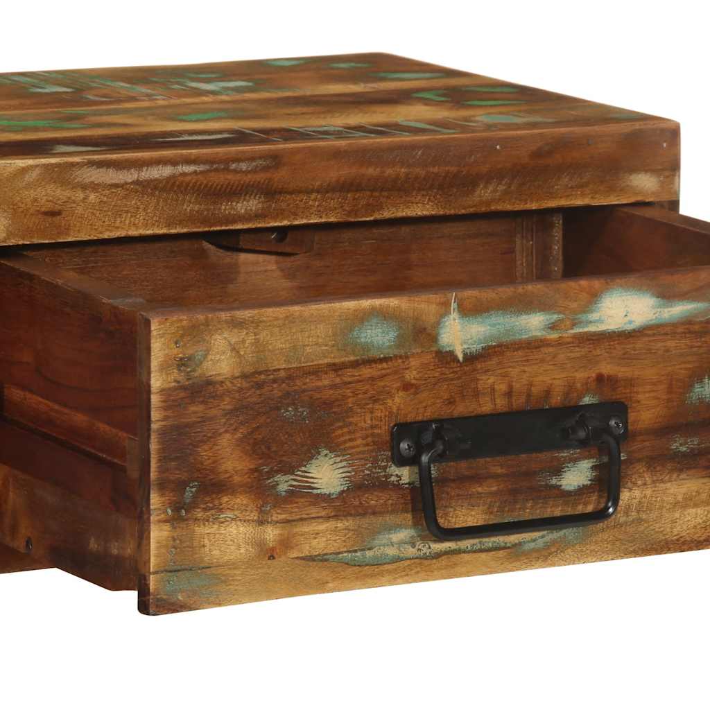 Nachtkastjes 2 st wandgemonteerd massief gerecycled hout is nu te koop bij PeponiXL, paradijselijk wonen!