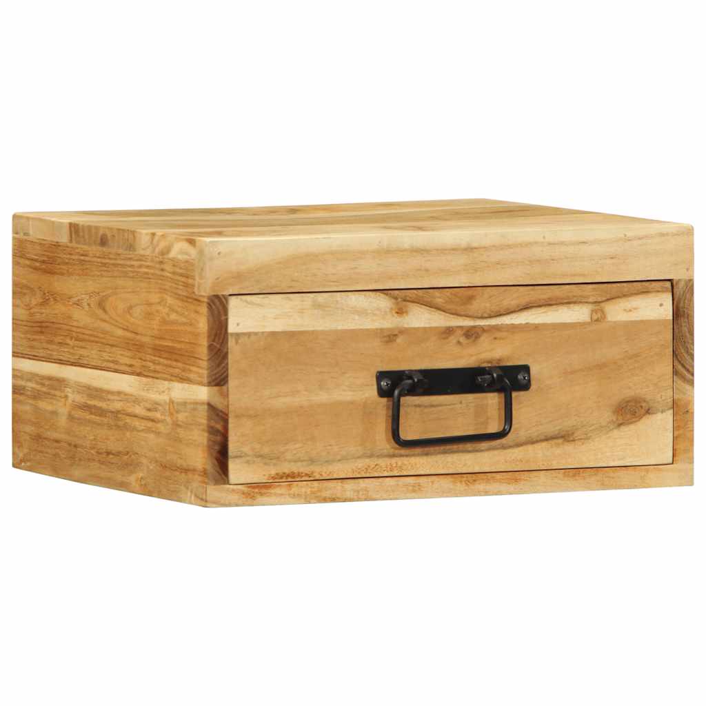 Nachtkastjes 2 st wandgemonteerd massief acaciahout is nu te koop bij PeponiXL, paradijselijk wonen!