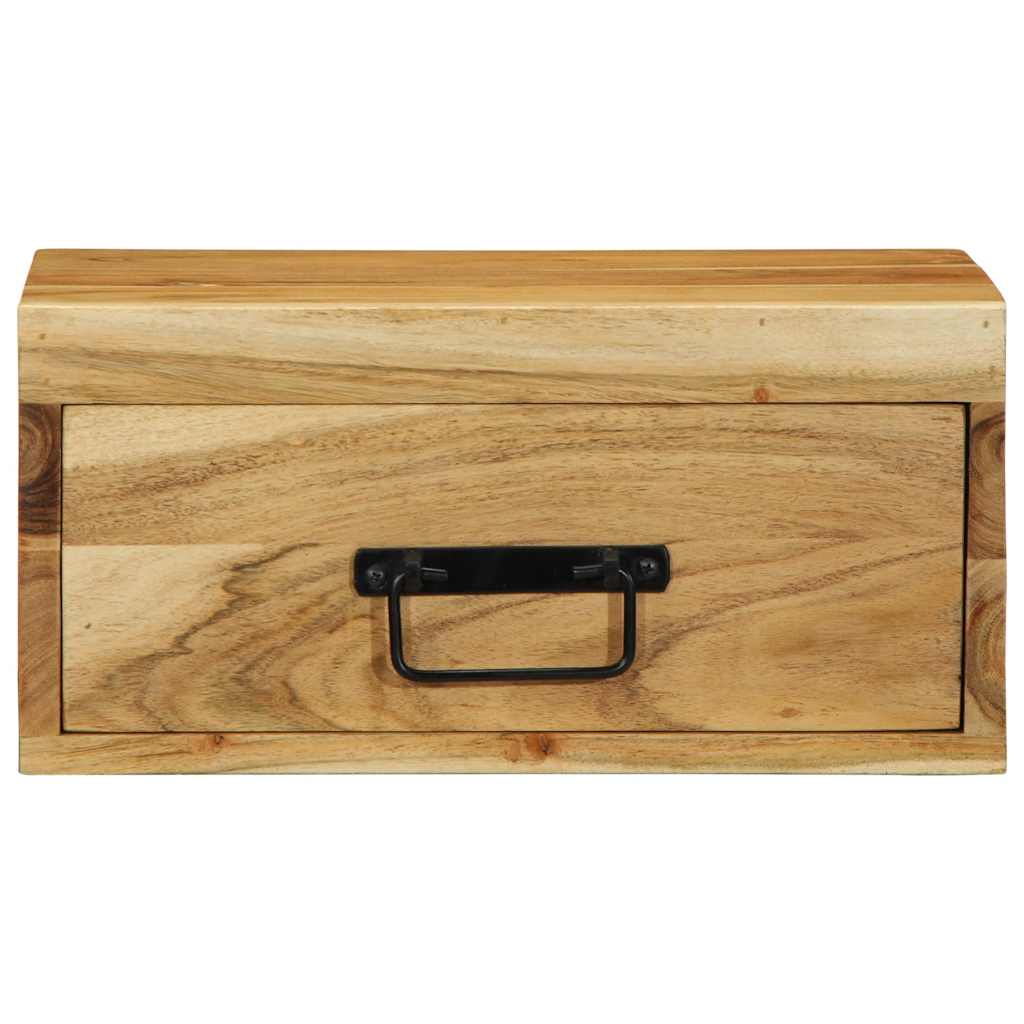 Nachtkastjes 2 st wandgemonteerd massief acaciahout is nu te koop bij PeponiXL, paradijselijk wonen!
