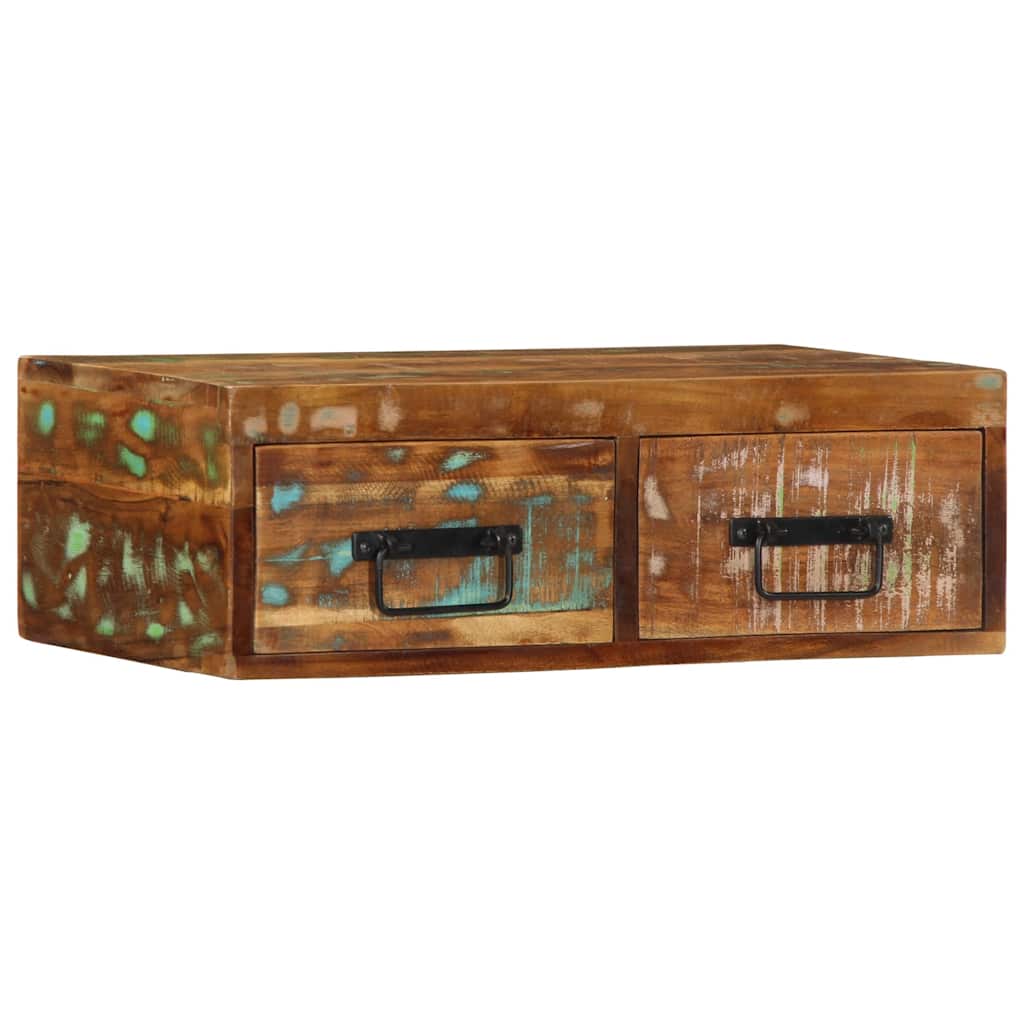 Tv-meubel wandmontage 60x30x19 cm massief gerecycled hout is nu te koop bij PeponiXL, paradijselijk wonen!