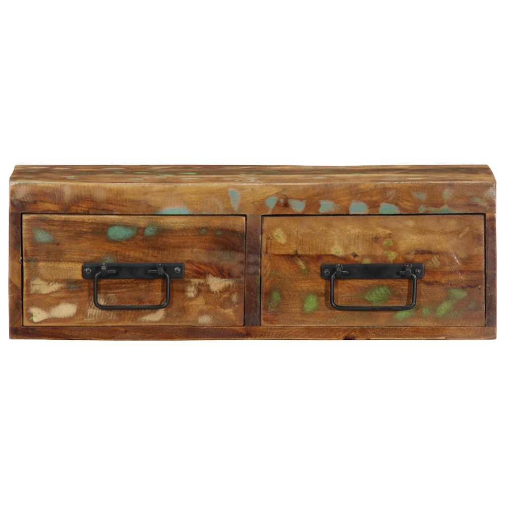 Tv-meubel wandmontage 60x30x19 cm massief gerecycled hout is nu te koop bij PeponiXL, paradijselijk wonen!