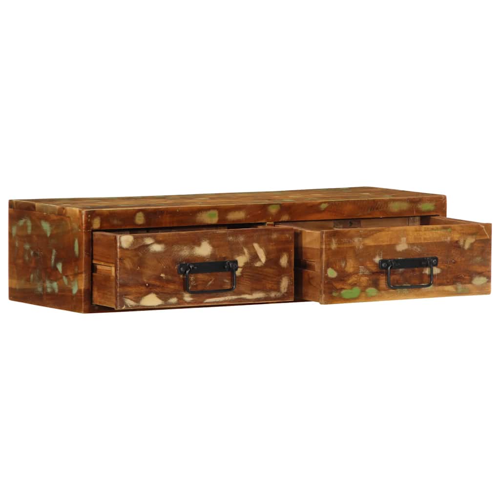 Tv-meubel wandmontage 80x30x19 cm massief gerecycled hout is nu te koop bij PeponiXL, paradijselijk wonen!