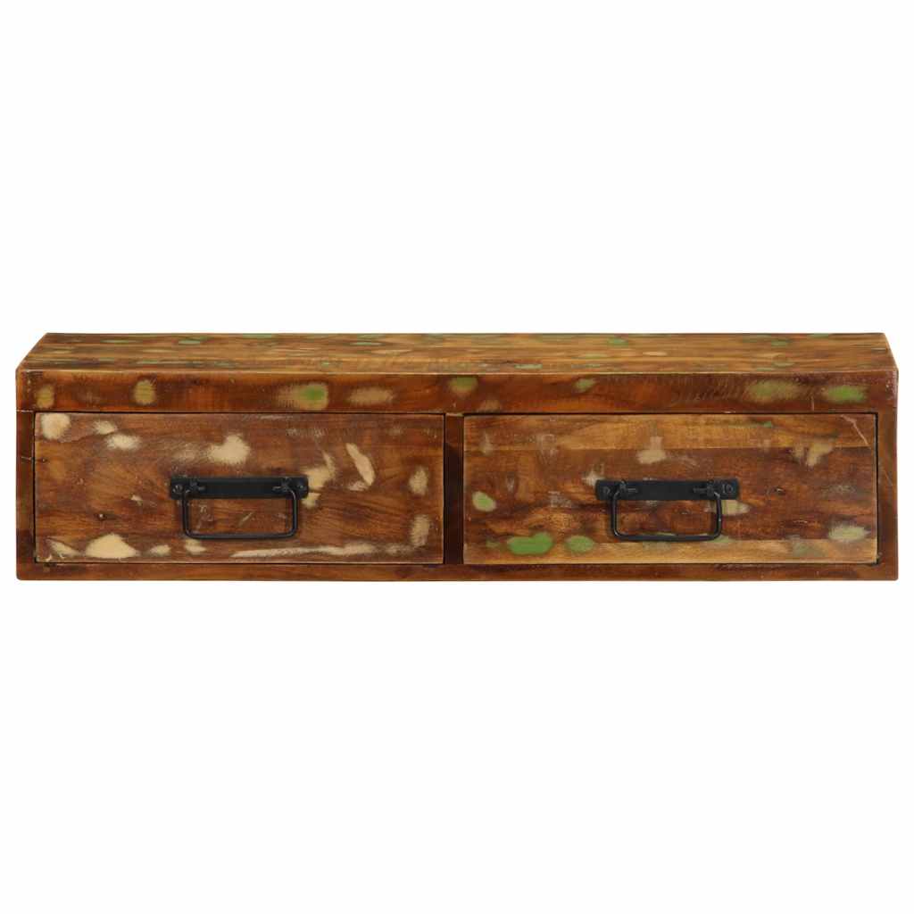 Tv-meubel wandmontage 80x30x19 cm massief gerecycled hout is nu te koop bij PeponiXL, paradijselijk wonen!
