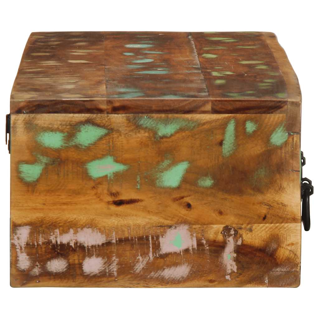 Tv-meubel wandmontage 100x30x19 cm massief gerecycled hout is nu te koop bij PeponiXL, paradijselijk wonen!