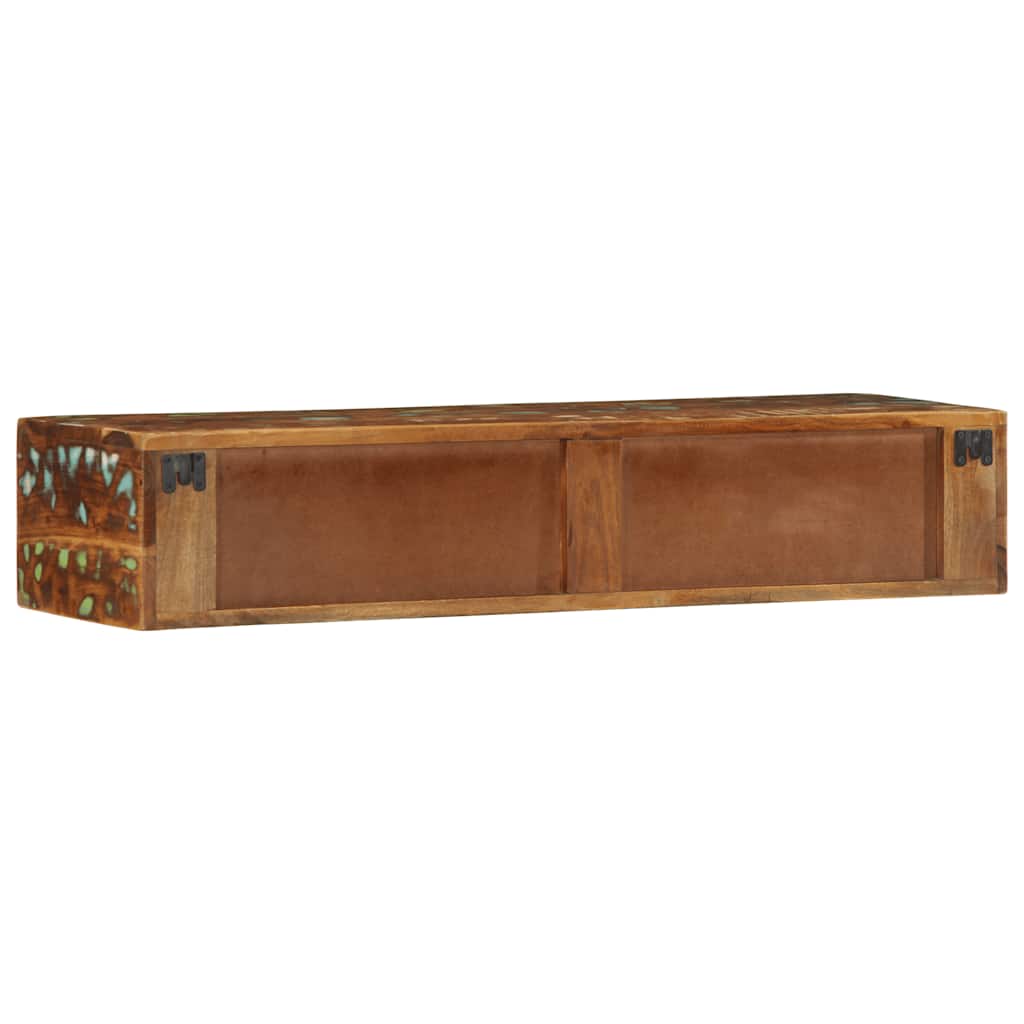 Tv-meubel wandmontage 100x30x19 cm massief gerecycled hout is nu te koop bij PeponiXL, paradijselijk wonen!
