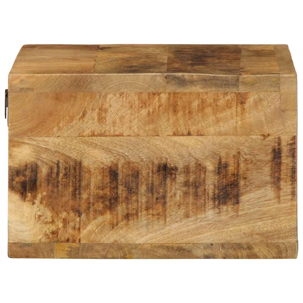 Tv-wandmeubelen 2 st massief ruw mangohout is nu te koop bij PeponiXL, paradijselijk wonen!