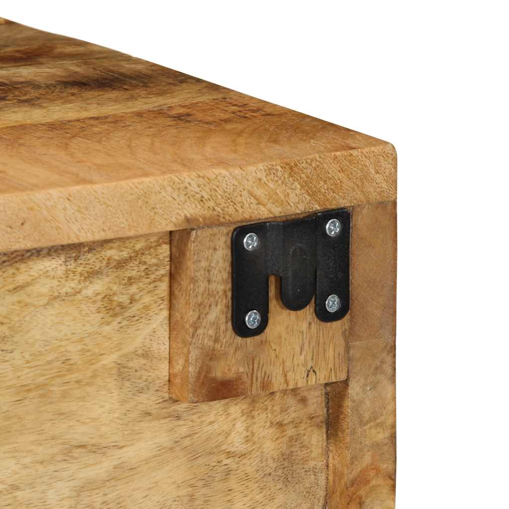 Tv-wandmeubelen 2 st massief ruw mangohout is nu te koop bij PeponiXL, paradijselijk wonen!