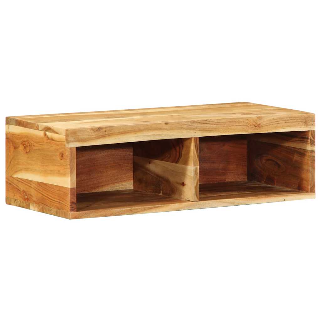 Tv-meubel wandmontage 60x30x19 cm massief acaciahout is nu te koop bij PeponiXL, paradijselijk wonen!