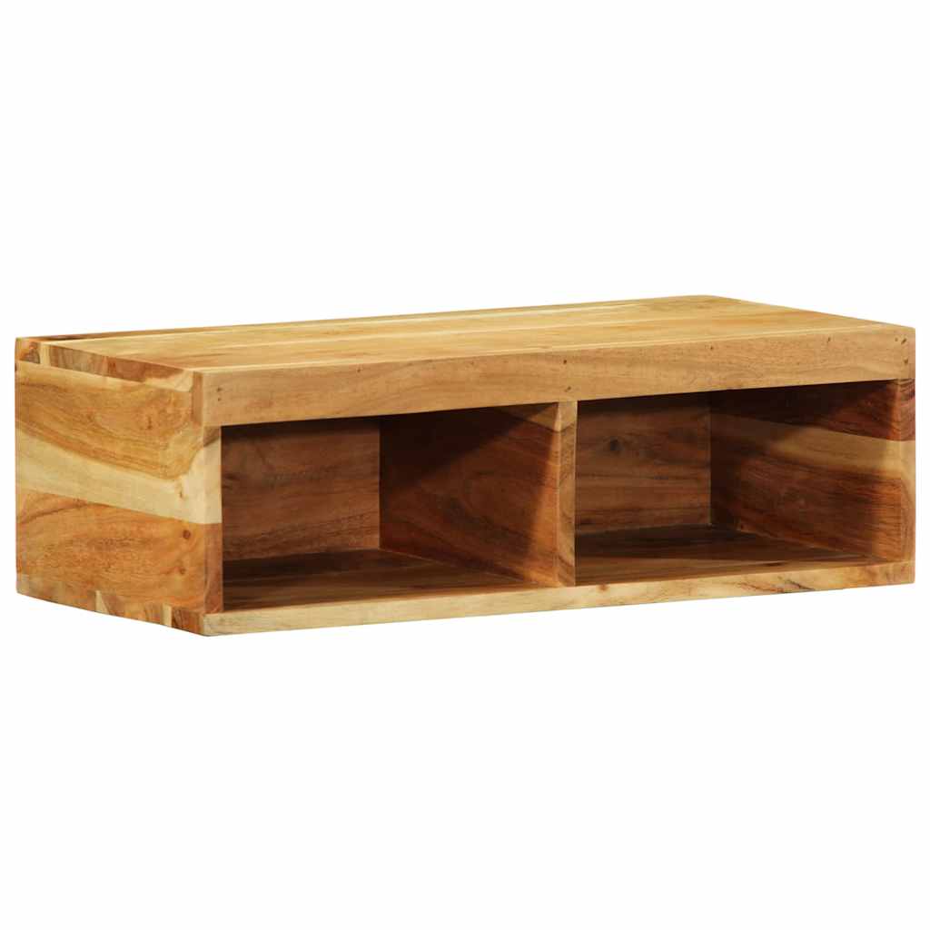 Tv-meubel wandmontage 60x30x19 cm massief acaciahout is nu te koop bij PeponiXL, paradijselijk wonen!