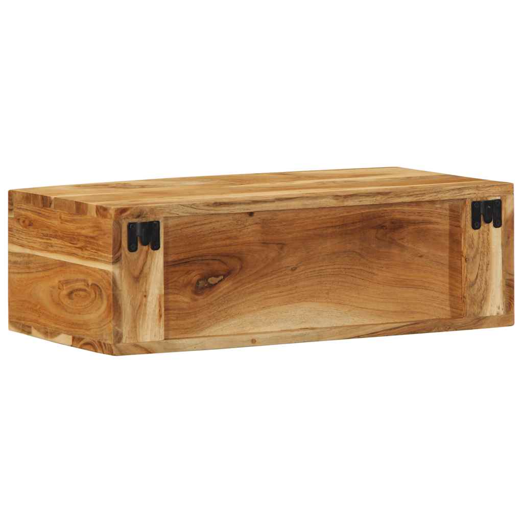 Tv-meubel wandmontage 60x30x19 cm massief acaciahout is nu te koop bij PeponiXL, paradijselijk wonen!