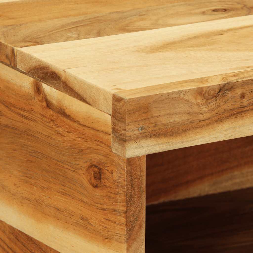 Tv-meubel wandmontage 60x30x19 cm massief acaciahout is nu te koop bij PeponiXL, paradijselijk wonen!