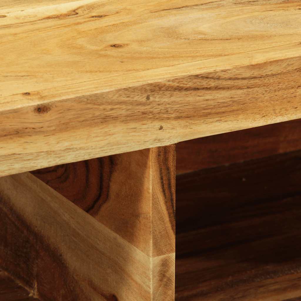 Tv-meubel wandmontage 60x30x19 cm massief acaciahout is nu te koop bij PeponiXL, paradijselijk wonen!