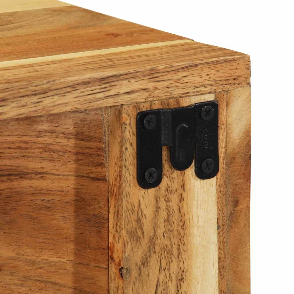 Tv-meubel wandmontage 60x30x19 cm massief acaciahout is nu te koop bij PeponiXL, paradijselijk wonen!