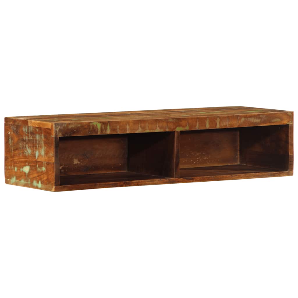 Tv-meubel wandmontage 80x30x19 cm massief gerecycled hout is nu te koop bij PeponiXL, paradijselijk wonen!