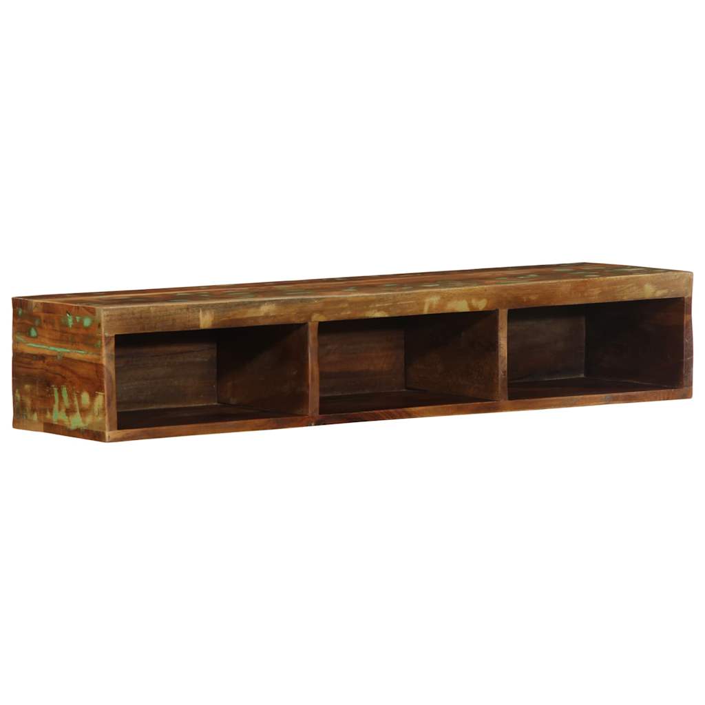 Tv-meubel wandmontage 100x30x19 cm massief gerecycled hout is nu te koop bij PeponiXL, paradijselijk wonen!