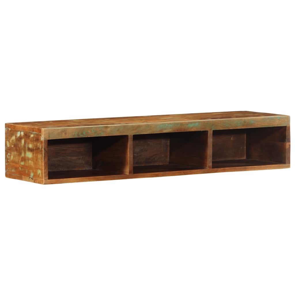 Tv-meubel wandmontage 100x30x19 cm massief gerecycled hout is nu te koop bij PeponiXL, paradijselijk wonen!