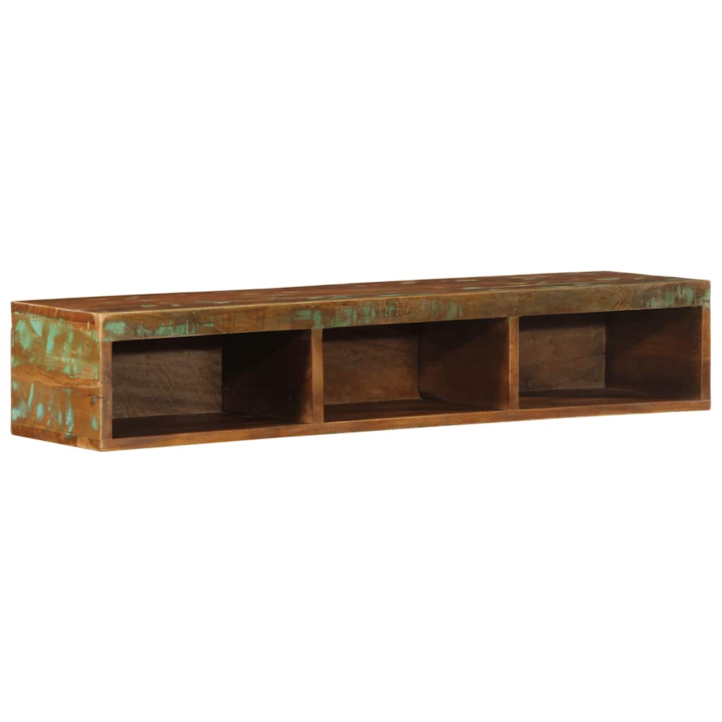 Tv-meubel wandmontage 100x30x19 cm massief gerecycled hout is nu te koop bij PeponiXL, paradijselijk wonen!