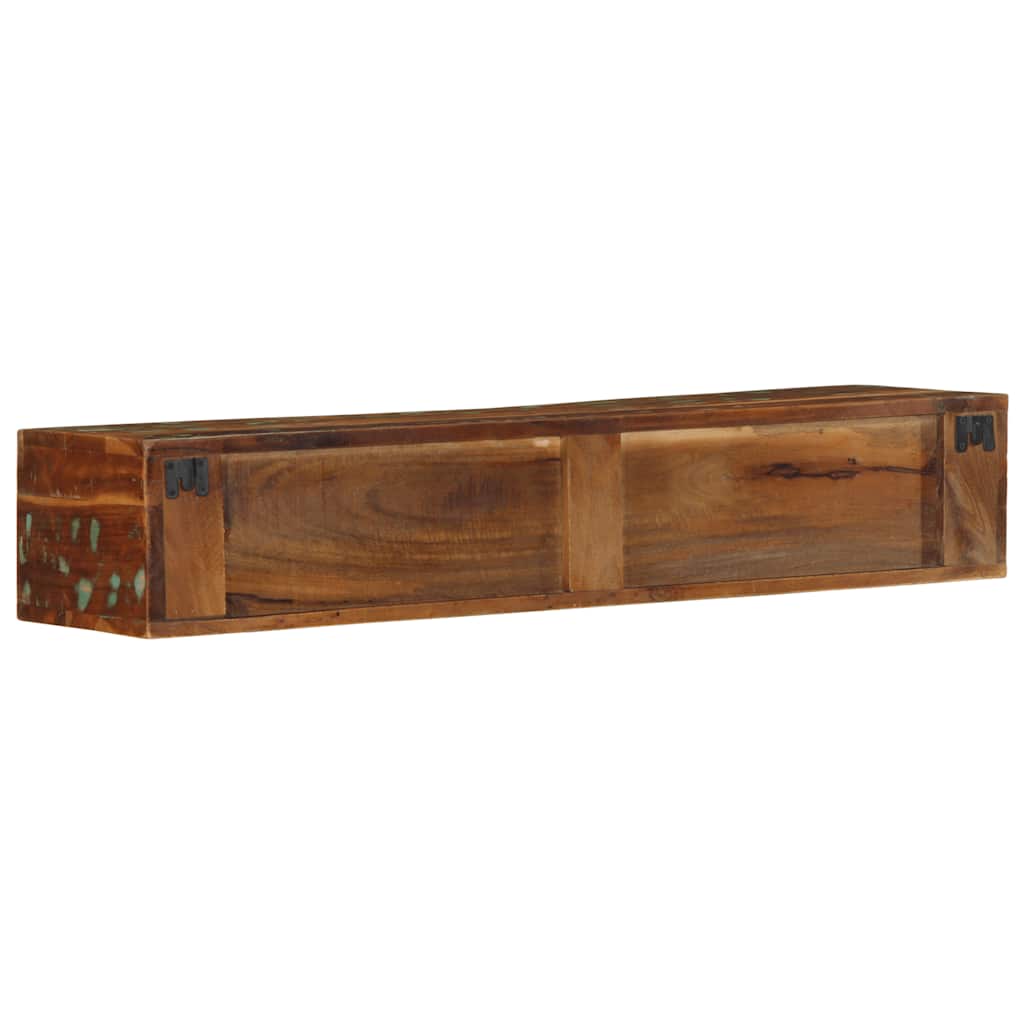 Tv-meubel wandmontage 100x30x19 cm massief gerecycled hout is nu te koop bij PeponiXL, paradijselijk wonen!
