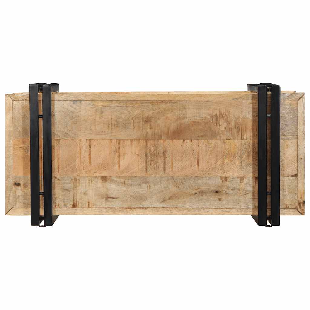 Wandschap 70x33x35 cm massief ruw mangohout is nu te koop bij PeponiXL, paradijselijk wonen!
