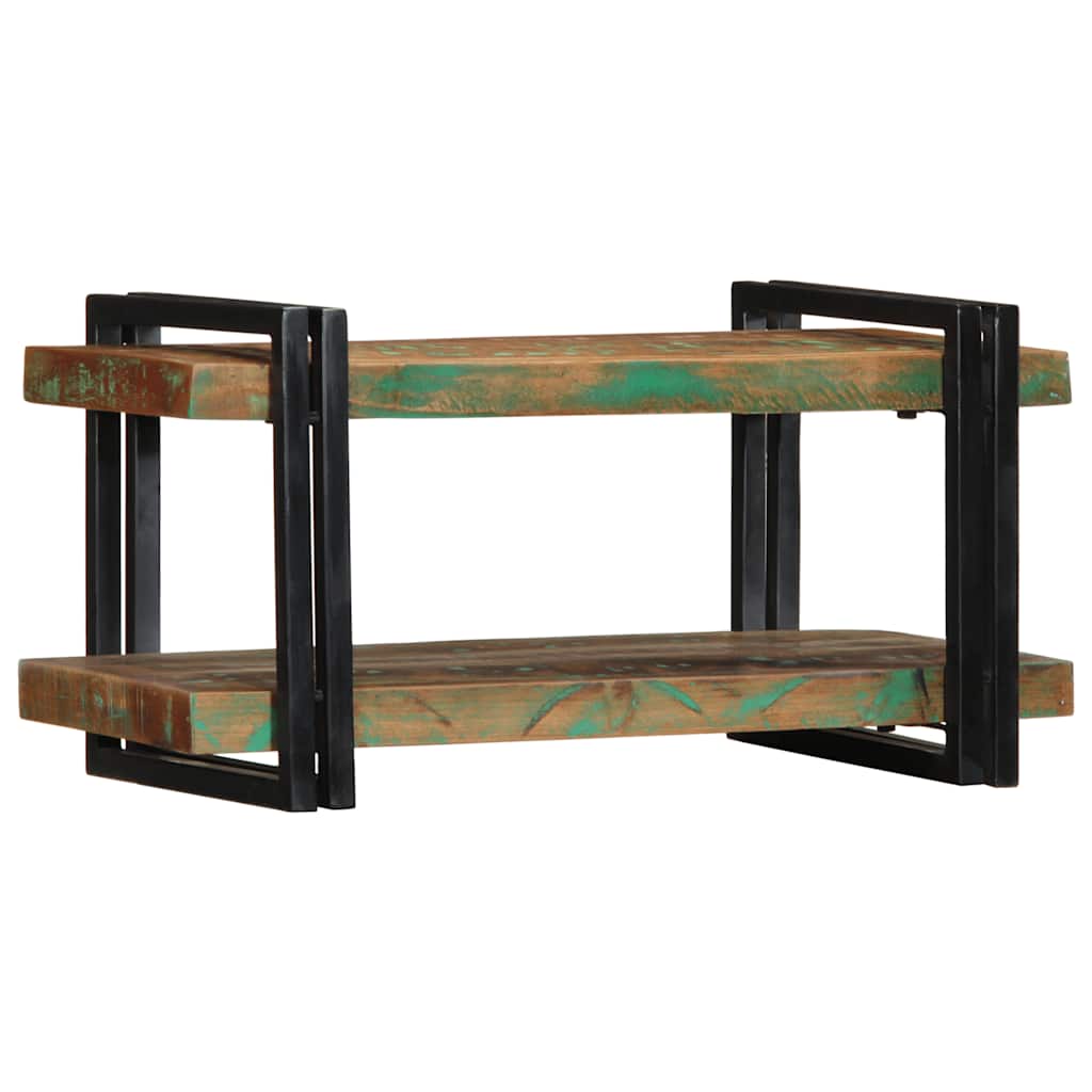Wandschap massief gerecycled hout meerkleurig is nu te koop bij PeponiXL, paradijselijk wonen!