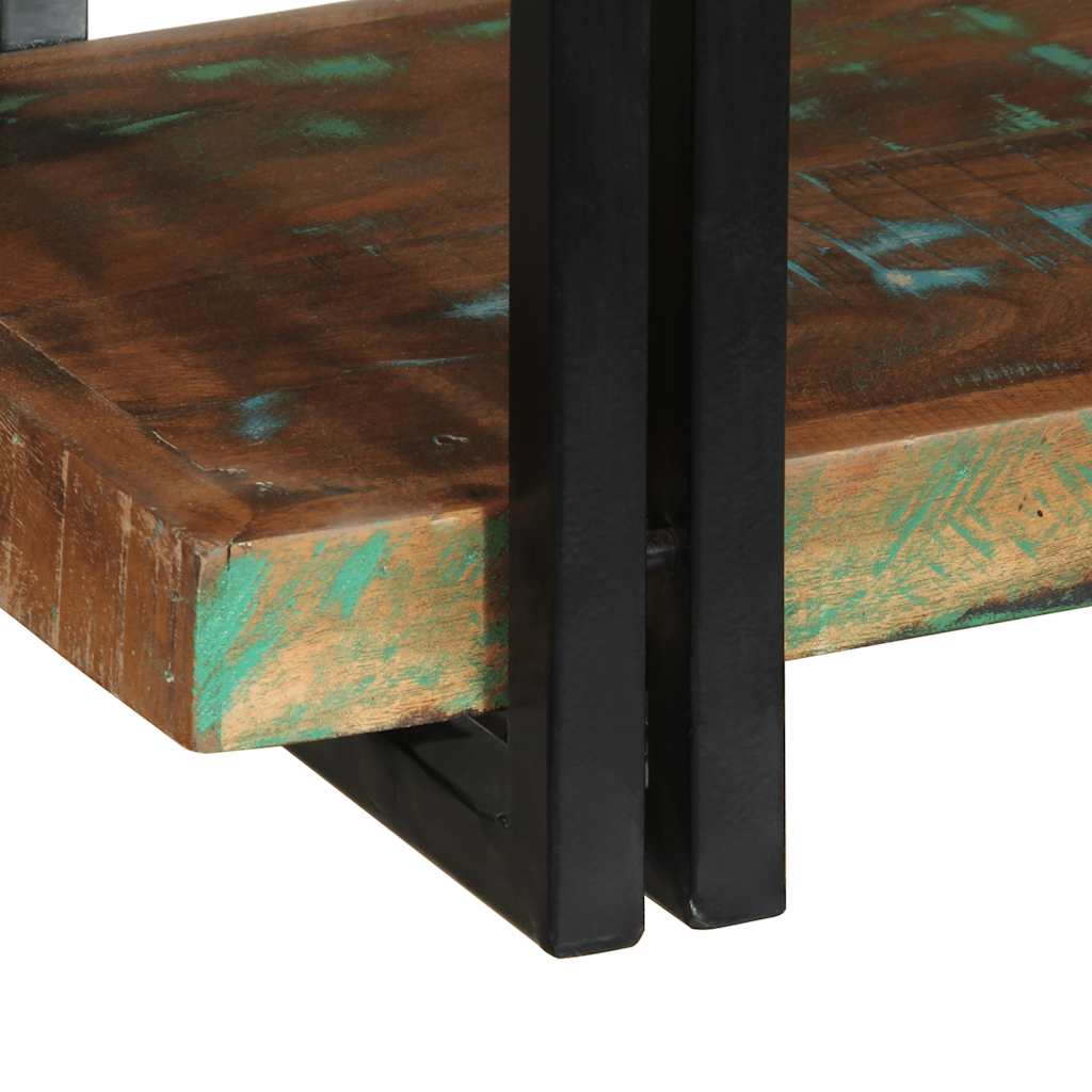 Wandschap massief gerecycled hout meerkleurig is nu te koop bij PeponiXL, paradijselijk wonen!