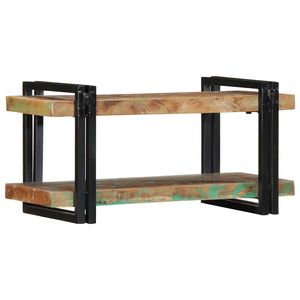 Wandschap massief gerecycled hout meerkleurig is nu te koop bij PeponiXL, paradijselijk wonen!