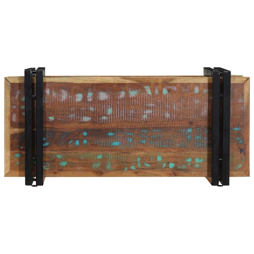 Wandschap massief gerecycled hout meerkleurig is nu te koop bij PeponiXL, paradijselijk wonen!