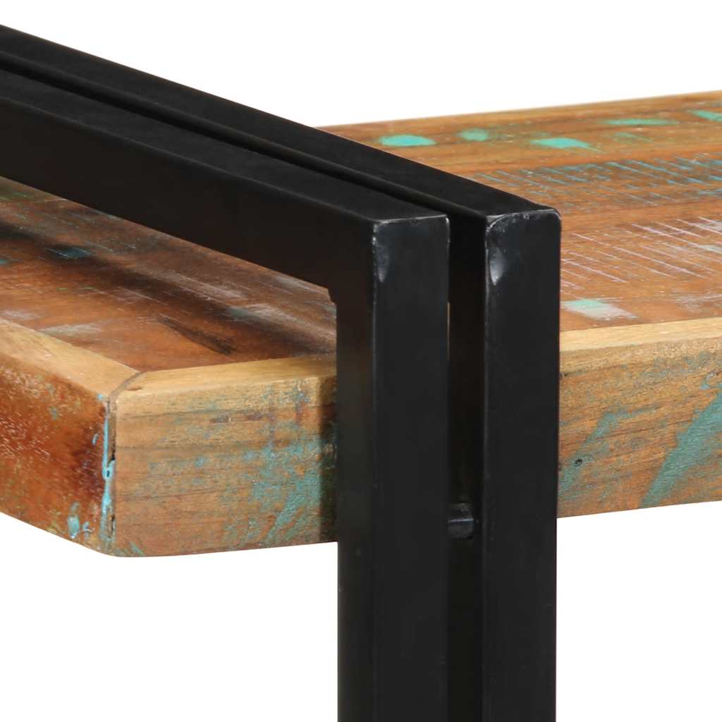 Wandschap massief gerecycled hout meerkleurig is nu te koop bij PeponiXL, paradijselijk wonen!