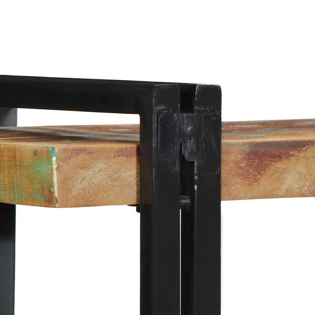 Wandschap massief gerecycled hout meerkleurig is nu te koop bij PeponiXL, paradijselijk wonen!