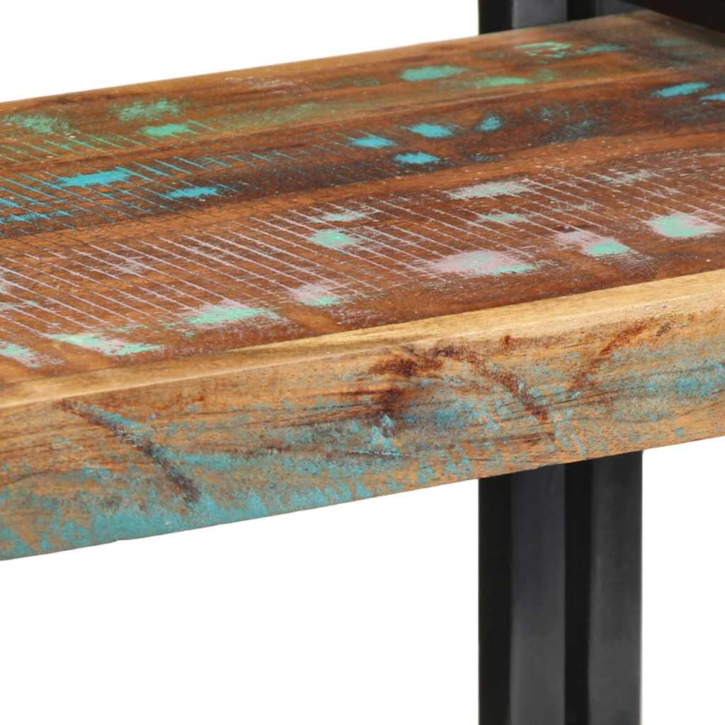 Wandschap massief gerecycled hout meerkleurig is nu te koop bij PeponiXL, paradijselijk wonen!