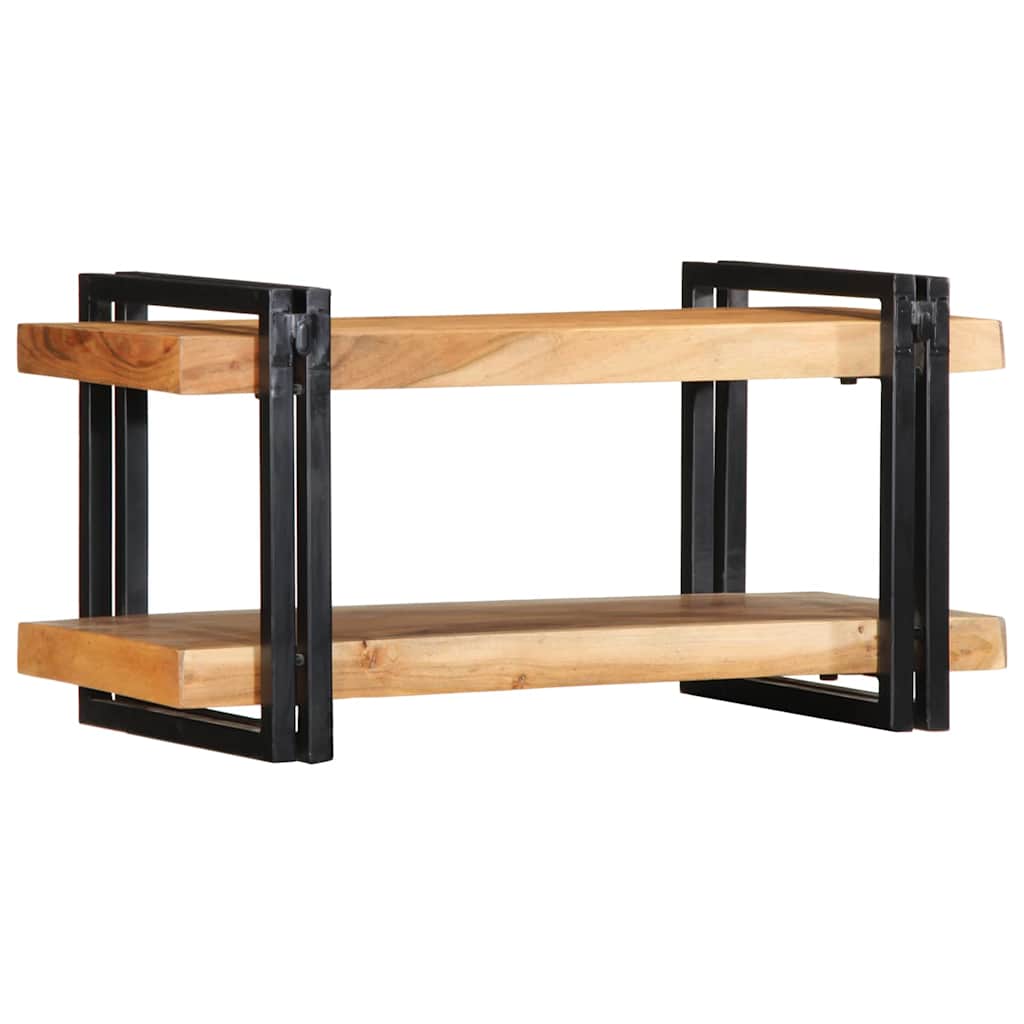 Wandschap 70x33x35 cm massief acaciahout is nu te koop bij PeponiXL, paradijselijk wonen!