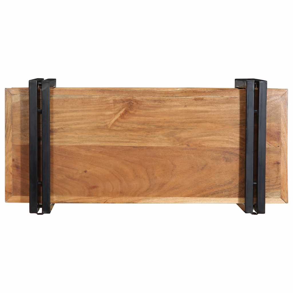 Wandschap 70x33x35 cm massief acaciahout is nu te koop bij PeponiXL, paradijselijk wonen!