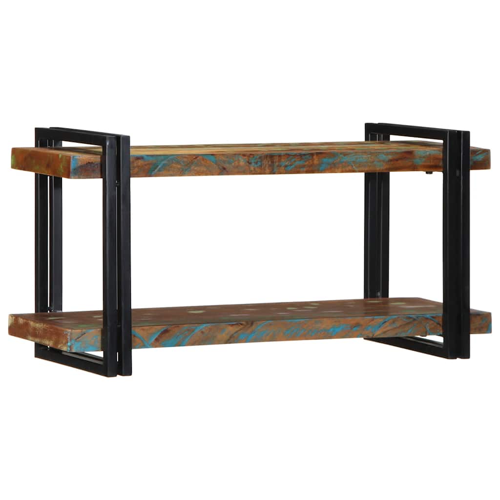 Wandschap massief gerecycled hout meerkleurig is nu te koop bij PeponiXL, paradijselijk wonen!