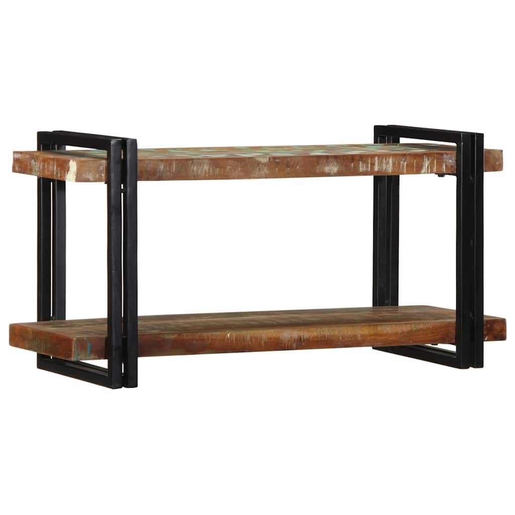 Wandschap massief gerecycled hout meerkleurig is nu te koop bij PeponiXL, paradijselijk wonen!