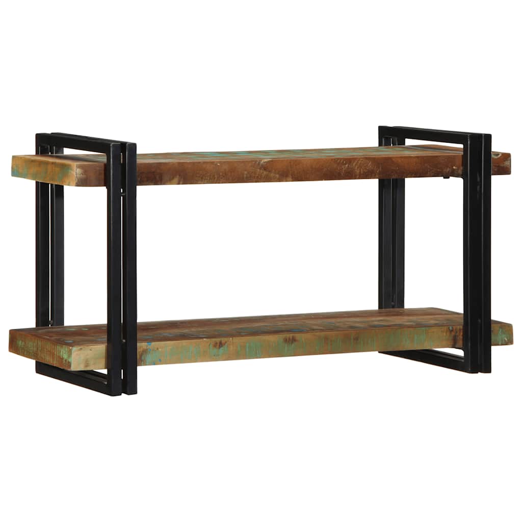 Wandschap massief gerecycled hout meerkleurig is nu te koop bij PeponiXL, paradijselijk wonen!