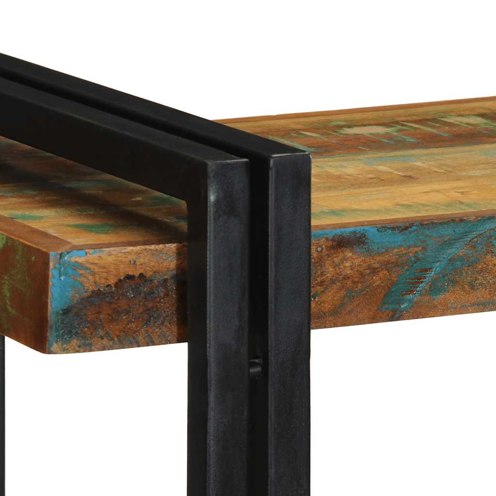 Wandschap massief gerecycled hout meerkleurig is nu te koop bij PeponiXL, paradijselijk wonen!