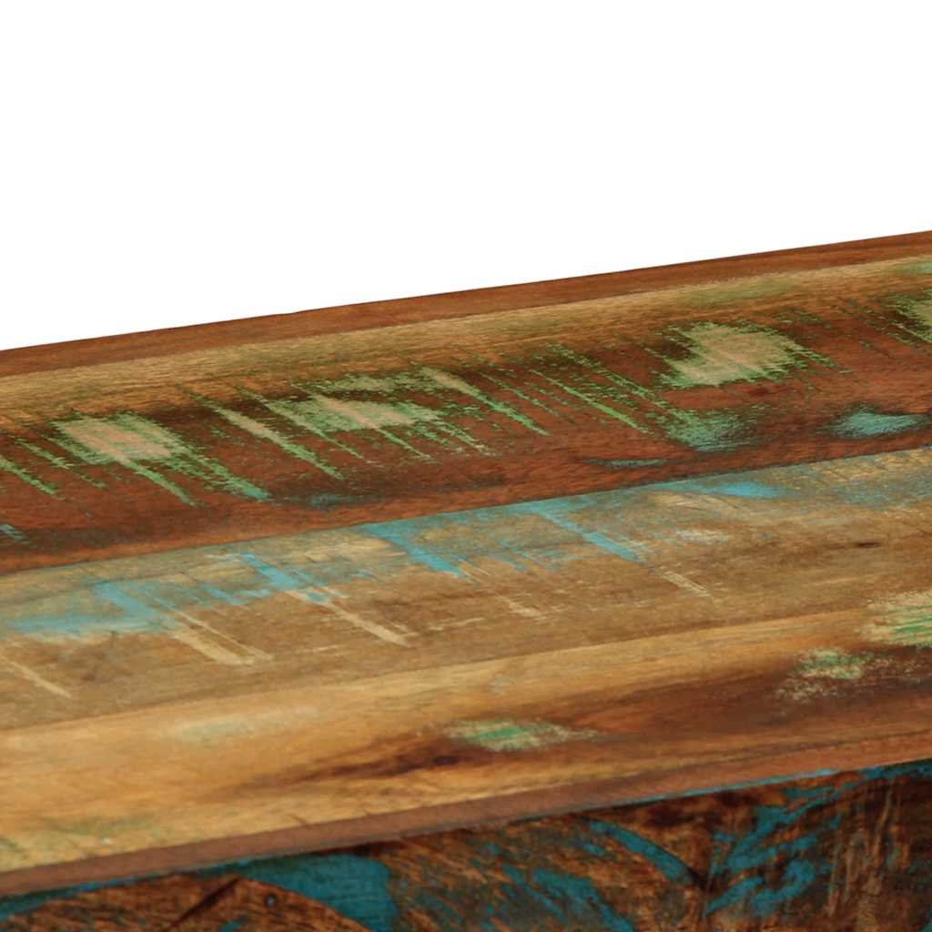 Wandschap massief gerecycled hout meerkleurig is nu te koop bij PeponiXL, paradijselijk wonen!