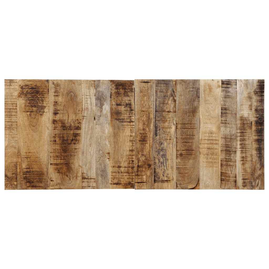 Hoofdbord 120 cm massief ruw mangohout is nu te koop bij PeponiXL, paradijselijk wonen!